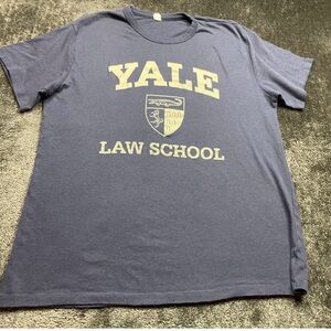 Yale Law School Large Blue T-Shirt